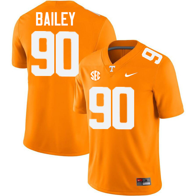 #90 Dominic Bailey UT Vols Jerseys,Tennessee Volunteers College Football Jerseys Stitched-Orange